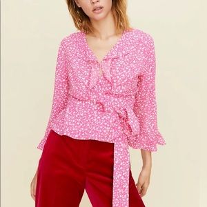 Aritzia Tie Front Blouse